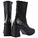 Jessy Booties Stivaletti Pelle Sintetica Scarpe Donna Nero Eu 38, 6-105548 0100 - Foto miniatura 3