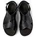 Lasted Sandals Black Sandali Pelle Di Mucca Scarpe Donna Nero Eu 38, K201399-001 - Foto miniatura 3