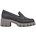 Dark Grey Classic Closed Loafers Mocassino Pelle Scarpe Donna Grigio Eu 39, 1-24439-41 219 - Foto miniatura 2