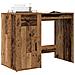 Scrivania Legno Antico 100x49x75 Cm In Legno Multistrato - Foto miniatura 1