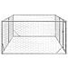 Cuccia per Cani da Esterno con Porta 3x2x1 m Acciaio Zincato - Foto miniatura 4