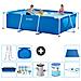 Piscina Fuori Terra - Rettangolo - 300x200x75 Cm - Blu - Include Accessori Coordinati A185 - Foto miniatura 1