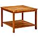 Tavolino Da Salotto 60x60x45 Cm In Legno Massello Di Acacia - Foto miniatura 2