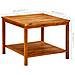 Tavolino Da Salotto 60x60x45 Cm In Legno Massello Di Acacia - Foto miniatura 7