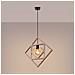Lampada A Sospensione Caro Sl. 1757 - Moderno Lampada A Sospensione Legno Naturale /nero 145x50x8 Cm - Foto miniatura 3