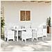 Tavolo da giardino  Bianco 200x100x73 cm in Polyrattan - Foto miniatura 3
