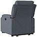 Poltrona Alzapersona Massaggio Elettrica Grigio Scuro Velluto - Foto miniatura 5