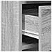 Tavolo da Trucco con cassetto 3 pcs Grigio 50 x 41 x 135 cm - Foto miniatura 9