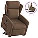 Poltrona Alzapersona Reclinabile Marrone in Tessuto - Foto miniatura 1