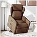 Poltrona Alzapersona Reclinabile Marrone in Tessuto - Foto miniatura 2