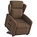 Poltrona Alzapersona Reclinabile Marrone in Tessuto - Foto miniatura 3