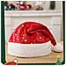 Cappello Di Natale Con Stelle Stampate - Decorazione Festiva Per Feste Red - Foto miniatura 2