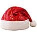 Cappello Di Natale Con Stelle Stampate - Decorazione Festiva Per Feste Red - Foto miniatura 1