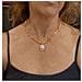 Collana Di Sabbia In Corallo Naturale E Quarzo Rosa - Foto miniatura 2
