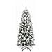 Albero di Natale artificiale con 150 LED Bianco 120 cm - Foto miniatura 3