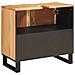 Armadio per Lavabo da Bagno con porta Marrone 62 x 33 x 58 cm - Foto miniatura 3