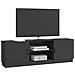 Mobile TV Nero 150 x 31 x 47 cm Legno ingegnerizzato - Foto miniatura 2