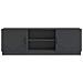 Mobile TV Nero 150 x 31 x 47 cm Legno ingegnerizzato - Foto miniatura 4