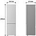 GBBS726CMB Frigorifero combinato Fit & Max 60cm, Classe C, 375L, AI Inverter, Metal Sorbet - Foto miniatura 12