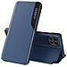 Eco Leather View Case Elegante Per Libri Con Supporto, Progettato Per Samsung Galaxy A22 4g, Di Colore Blu. - Foto miniatura 7