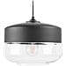 Lampada Da Soffitto Nera In Vetro E Metallo Nero - Murray - Foto miniatura 16