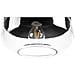 Lampada Da Soffitto Nera In Vetro E Metallo Nero - Murray - Foto miniatura 24