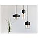 Lampada Da Soffitto Nera In Vetro E Metallo Nero - Murray - Foto miniatura 19