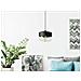 Lampada Da Soffitto Nera In Vetro E Metallo Nero - Murray - Foto miniatura 20
