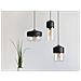 Lampada Da Soffitto Nera In Vetro E Metallo Nero - Murray - Foto miniatura 12