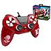 Pro4 Calcio Controller Per Playstation 4 - Ps4 Slim - Ps4 Pro - Playstation 3 - Pc Pro4 - Cablato Rosso - Foto miniatura 1