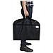 2 Pezzi 100 60cm Traspirante Indumento Copre Il Vestito Comprende Borse Coperture Completo 40 Pollici Pieghevole Borsa Con Manici Per Viaggiare Facile Da Trasportare (nero)  - Foto miniatura 2