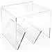 Tavolino Da Caffã¨ Linea Zigozago In Plexiglass Pmma Trasparente 40x50x40 Cm - Portariviste Comodino Arredamento Casa Uf - Foto miniatura 1