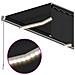 Tenda da Sole Retrattile Manuale con LED 4x3 m Antracite - Foto miniatura 5