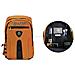 BK7F Ecopelle Nero, Arancione zaino - Foto miniatura 8