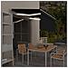 Tenda da Sole Retrattile Manuale con LED 3,5x2,5 m Antracite - Foto miniatura 2