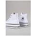 Chuck Taylor All Star Platform Leather High-top - 377499 - Bianco - 42 - Foto miniatura 4