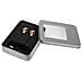 Auricolare Stereo In-ear Universale Per Ascolto Musica Teschio Gold - Foto miniatura 3