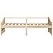 Divano Letto A 3 Posti In Legno Massello Di Pino 90x200cm - Foto miniatura 4