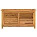 Contenitore Giardino Con Borsa 114x50x58cm Legno Massello Teak - Foto miniatura 3