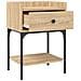 Comodino Rovere Sonoma 40,5x31x60 Cm In Legno Multistrato - Foto miniatura 4