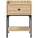 Comodino Rovere Sonoma 40,5x31x60 Cm In Legno Multistrato - Foto miniatura 5