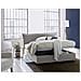 Letto Matrimoniale Clodovea, Letto Contenitore Sfoderabile Con Testiera E Giroletto Contenitore Imbottiti, 100% Made In Italy, Con Materasso 160x190 Cm Incluso, Grigio - Foto miniatura 2