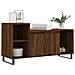 Mobile Tv Rovere Marrone 100x35x55 Cm In Legno Multistrato - Foto miniatura 3
