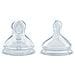 Tétines Fc + Controllo Di Flusso In Silicone X2 6 A 18 Mois - Foto miniatura 1