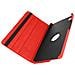 Custodia Folio Per Samsung Galaxy Tab A9 E Tab A11 Con Supporto Rotante Rosso - Foto miniatura 2