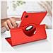 Custodia Folio Per Samsung Galaxy Tab A9 E Tab A11 Con Supporto Rotante Rosso - Foto miniatura 5