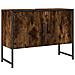 Mobile Lavabo Bagno Rovere Fumo 60x30x60 Cm Legno Multistrato - Foto miniatura 1