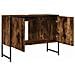 Mobile Lavabo Bagno Rovere Fumo 60x30x60 Cm Legno Multistrato - Foto miniatura 3