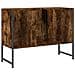 Mobile Lavabo Bagno Rovere Fumo 60x30x60 Cm Legno Multistrato - Foto miniatura 9