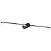 Applique Da Parete Contemporaneo Filo Alluminio Nero Led 13w 3000k Ip44 - Foto miniatura 1